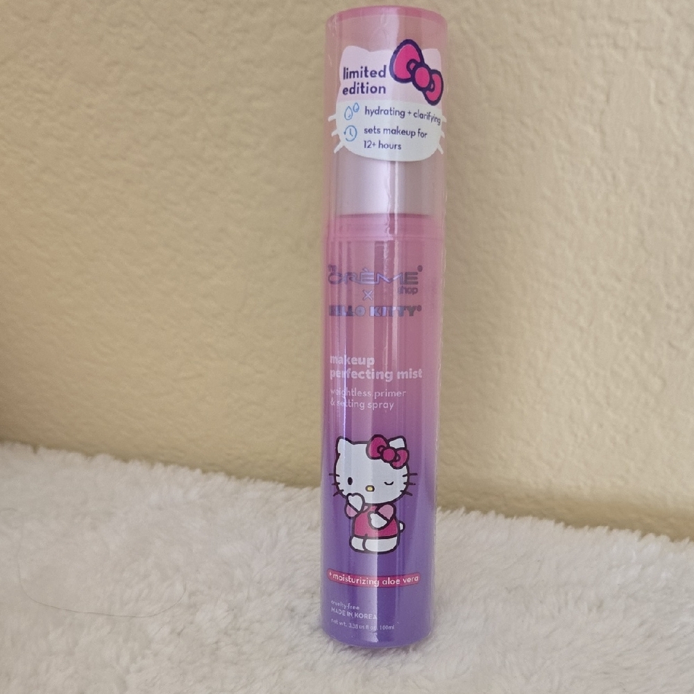 Hello Kitty Makeup Perfecting Mist - Pink & Purple